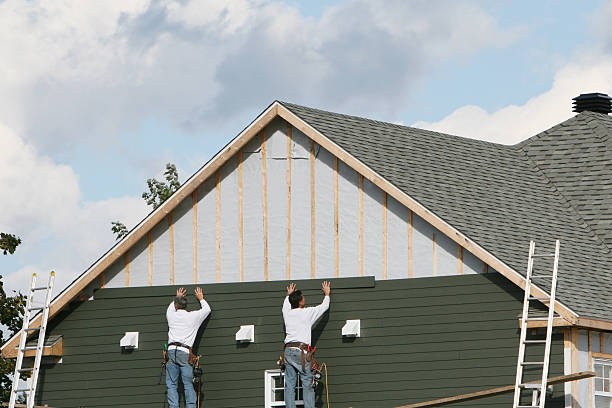 Professional Siding Replacement technician working in Fallston, MD